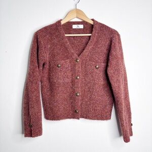 The Tod Knitted by Seoul Button Front Cardigan Size M/L